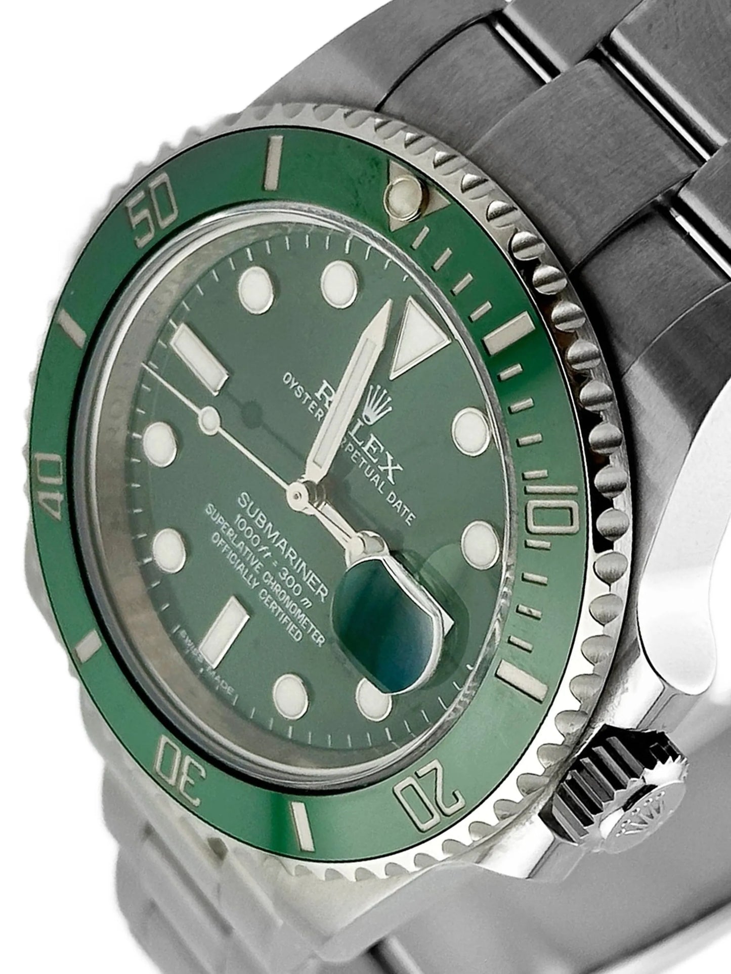 Rolex Submariner Green Dial 41 mm Metal Bracelet Men's Watch