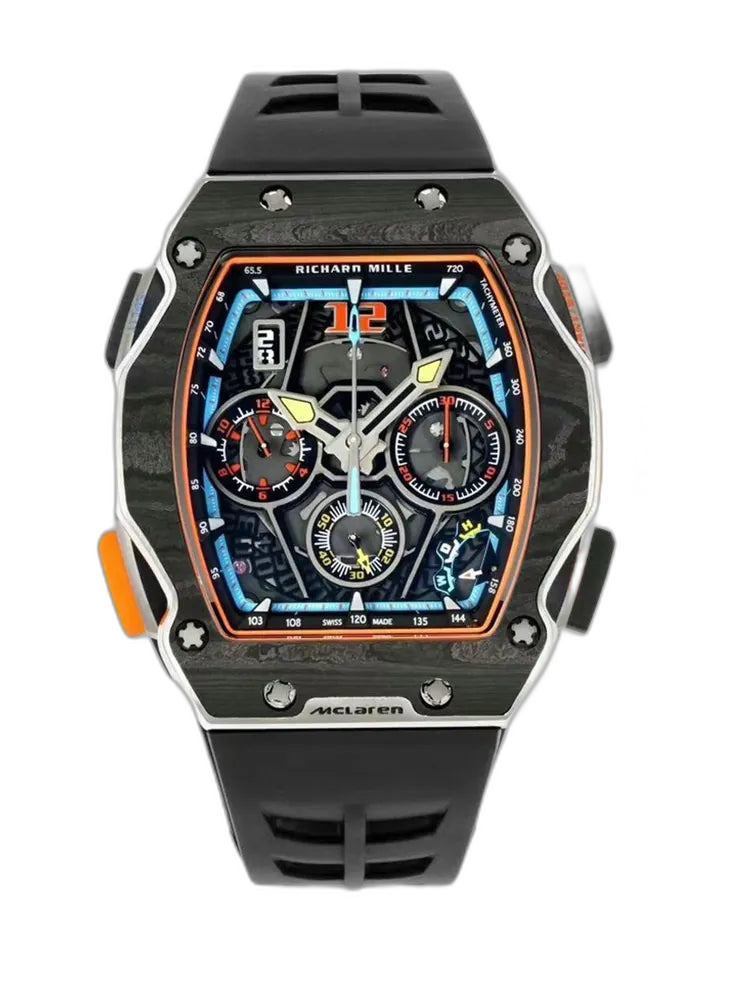 Replica Richard Mille RM 65-01 McLaren W1 Carbon TPT Automatic Chronograph Watch