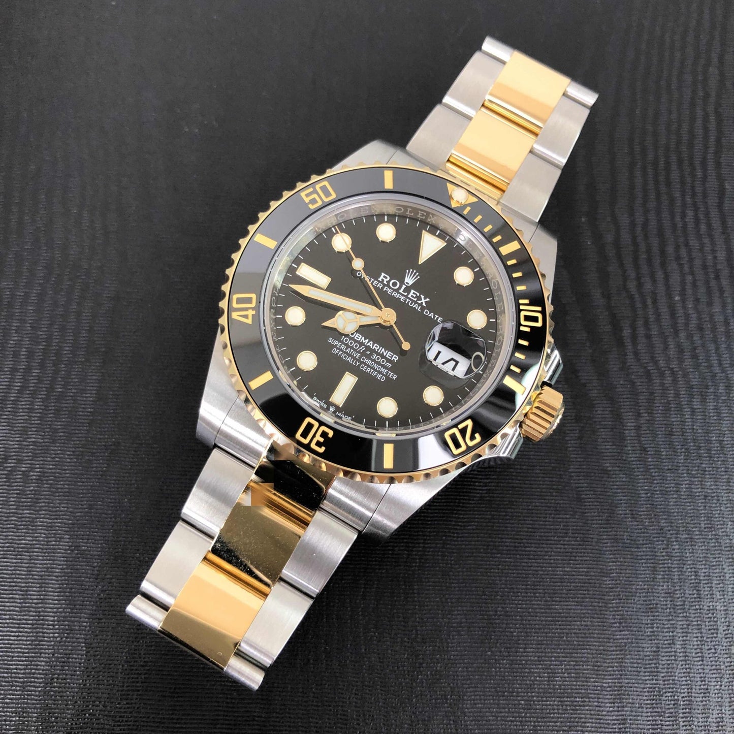 Rolex Submariner Black Dial 41 mm Metal Bracelet Men's Watch (Ref. 075)