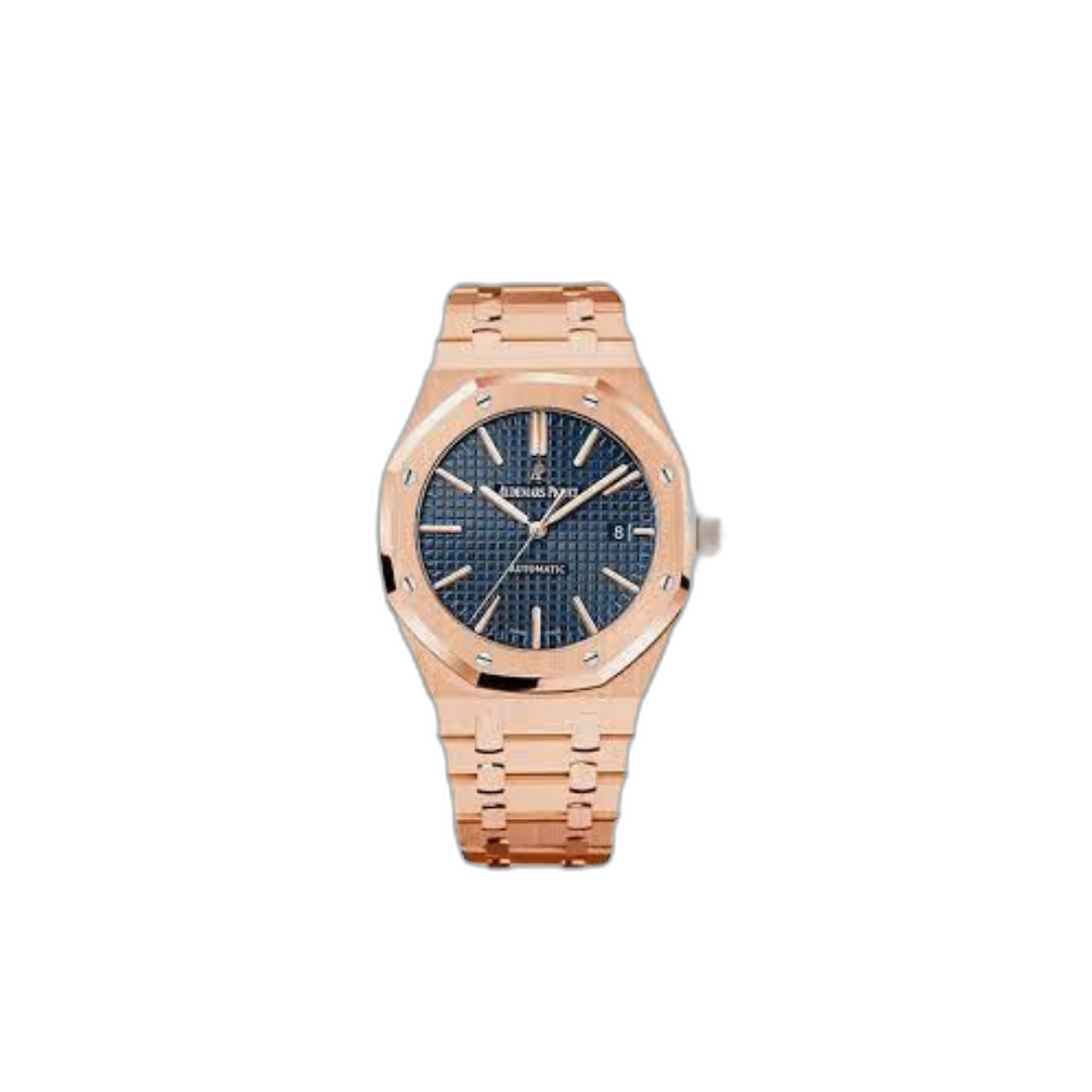 Audemars Piguet Royal Oak Blue Dial Automatic rose gold