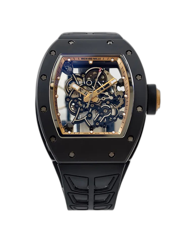 UMI Richard Mille RM 055 Bubba Watson Ceramics 1:1 Skeleton Dial RMUL2 Movement Replica Watch