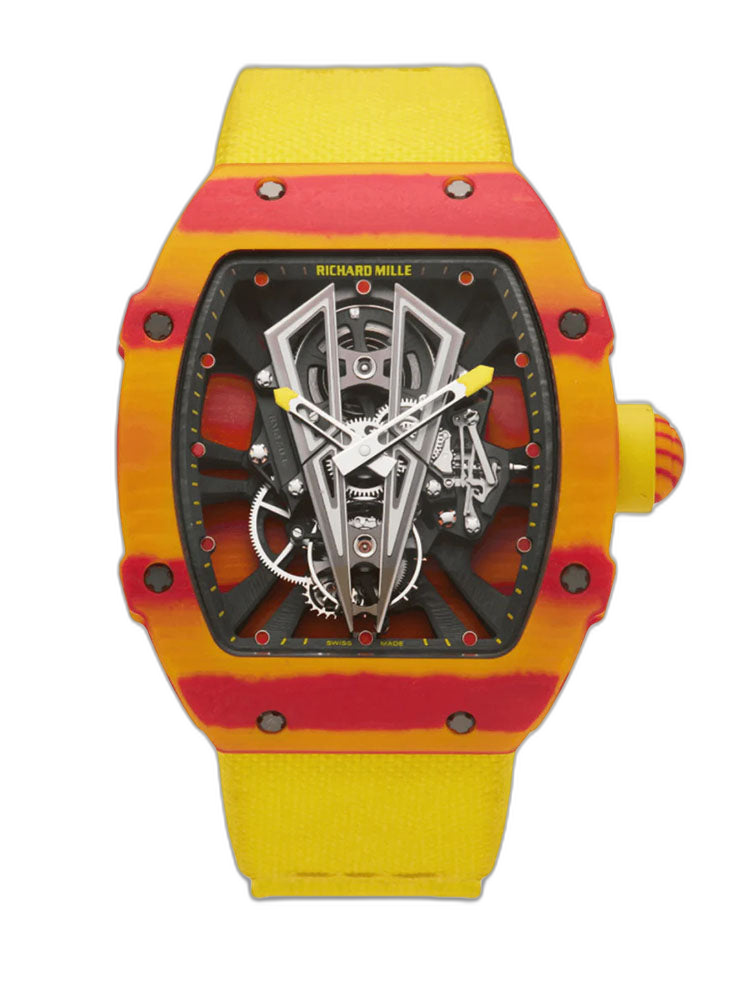 Replica Richard Mille RM27-03 Rafael Nadal Tourbillon Swiss Movement Carbon Fiber Watch
