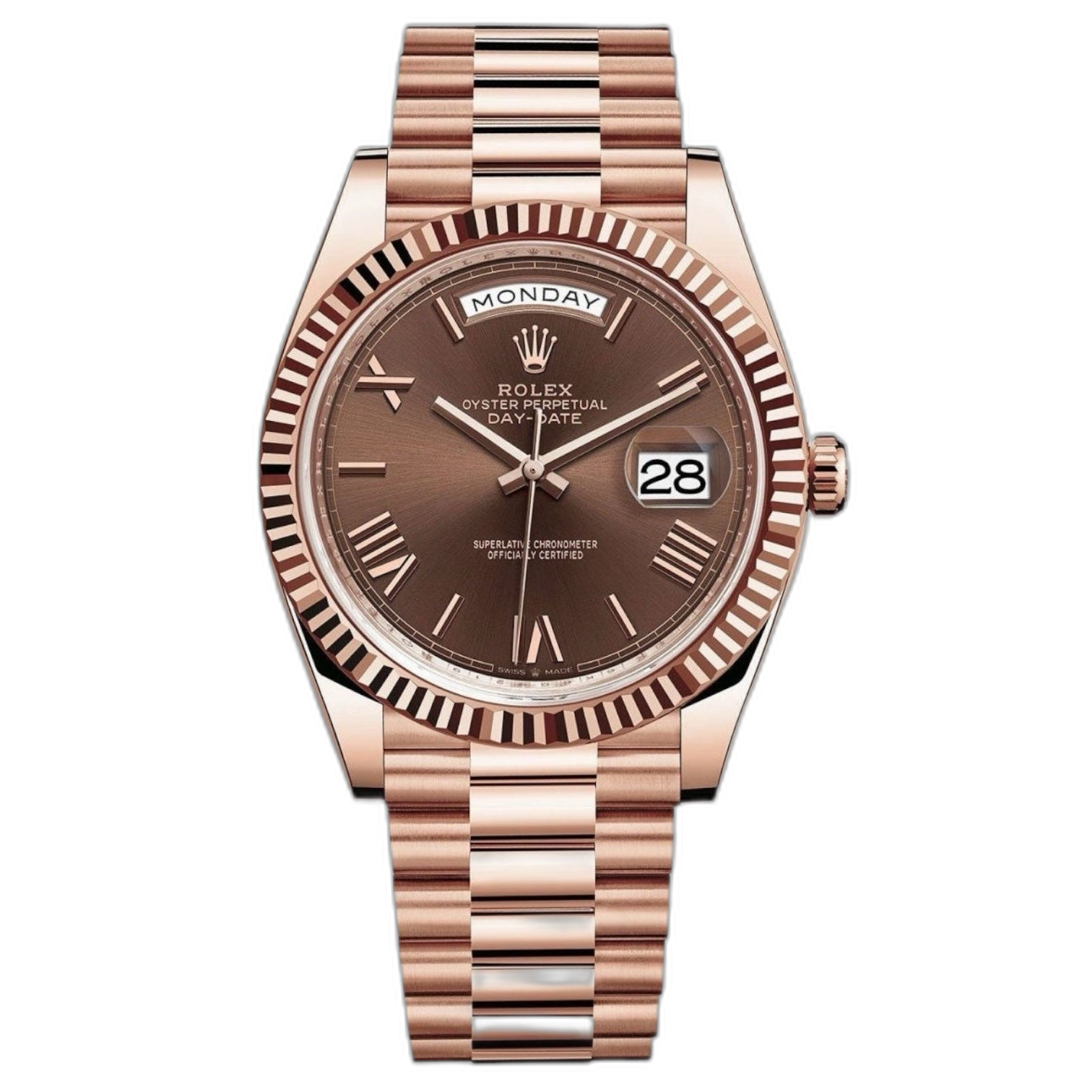 Rolex Day-Date 41 mm Metal Bracelet Watch