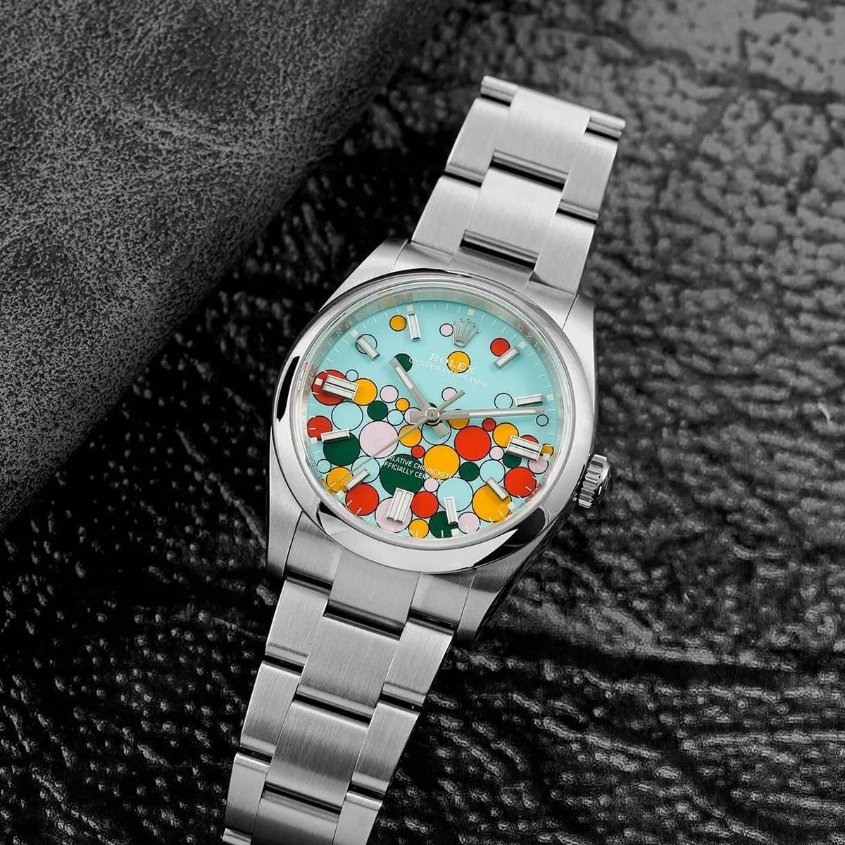 Rolex Perpetual 41 mm Metal Bracelet Men's Watch (Ref. 055)