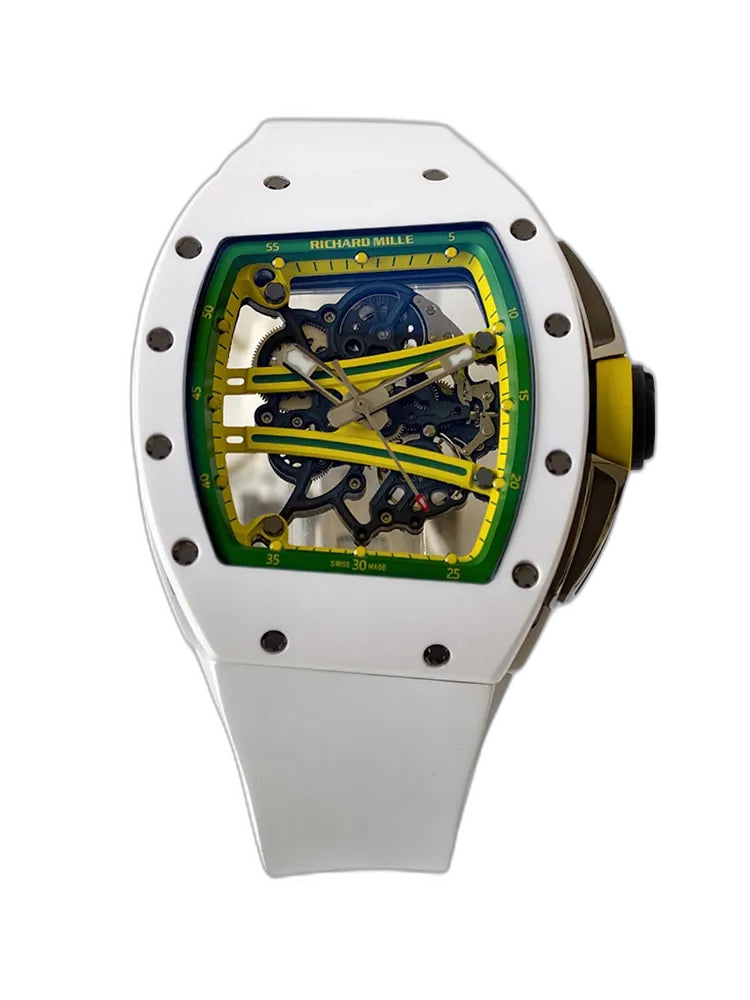 UMI Replica Richard Mille RM 61-01 Yohan Blake White Ceramic RMUL2 Movement