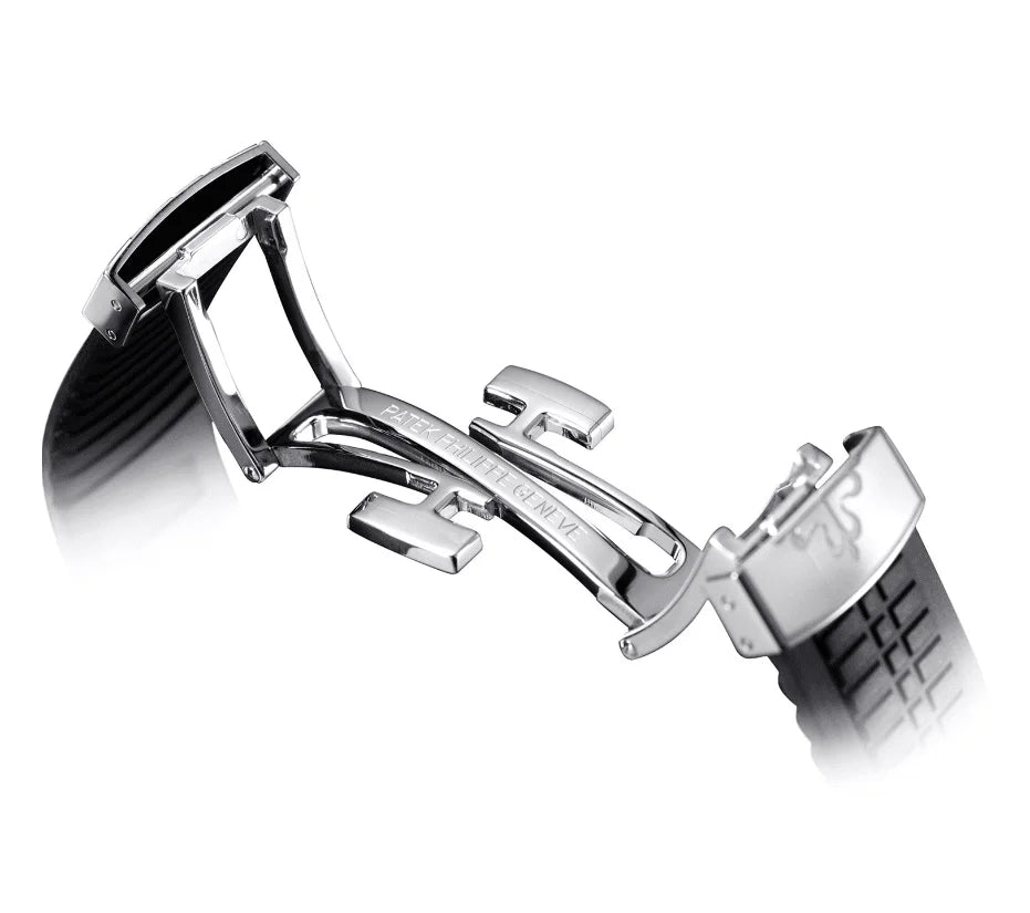 Patek Philippe Aquanaut Black Dial 41 mm Rubber Strap Men's Watch
