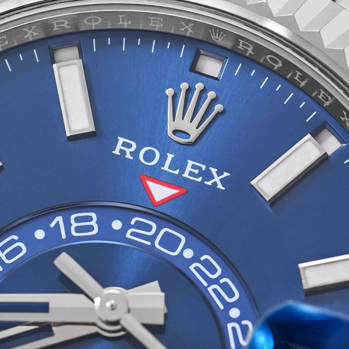 Rolex Sky-Dweller Blue Dial 42 mm Metal Bracelet Men's Watch (Ref. 029)
