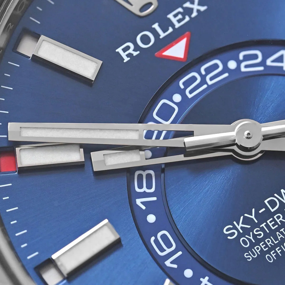 Rolex Sky-Dweller Blue Dial 42 mm Metal Bracelet Men's Watch (Ref. 029)