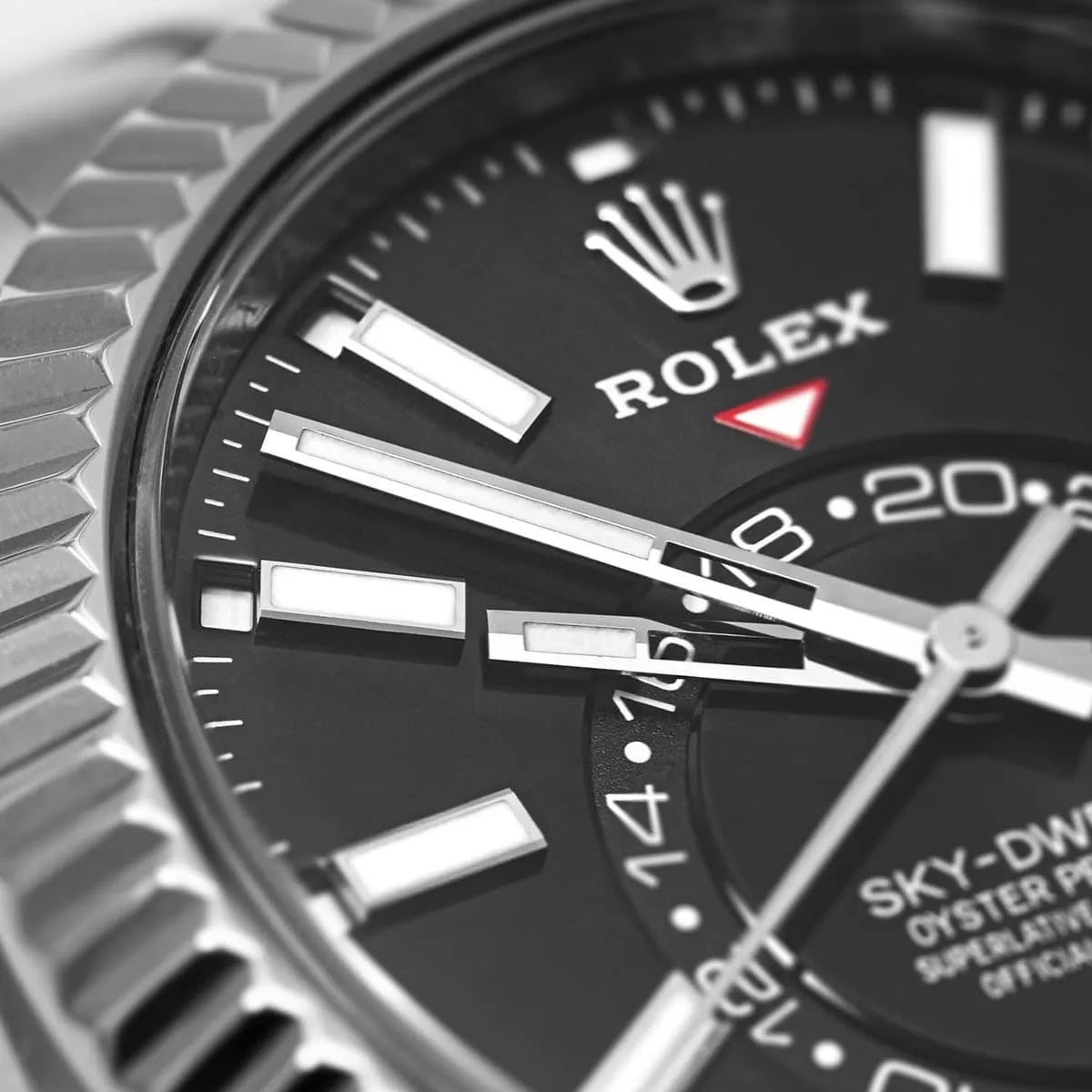 Rolex Sky-Dweller Black Dial 43 mm Metal Bracelet Men's Watch (Ref. 051)