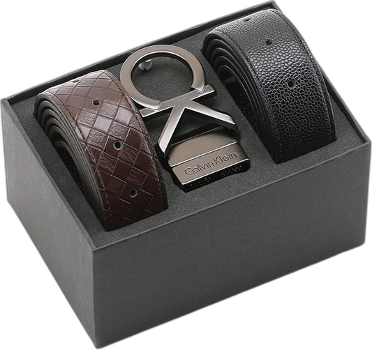 Calvin Klein Men's Double-Face Leather Belt
