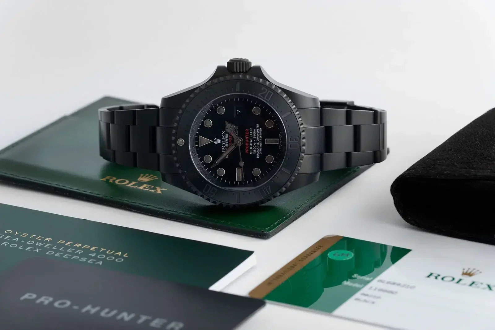 Rolex Deepsea Phantom Black 44 mm Metal Bracelet Men's Watch