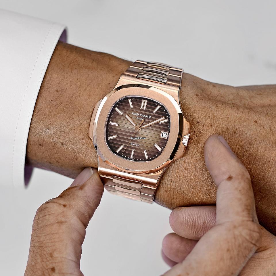 Patek Philippe Nautilus Brown Dial 41 mm Bracelet Men's Watch