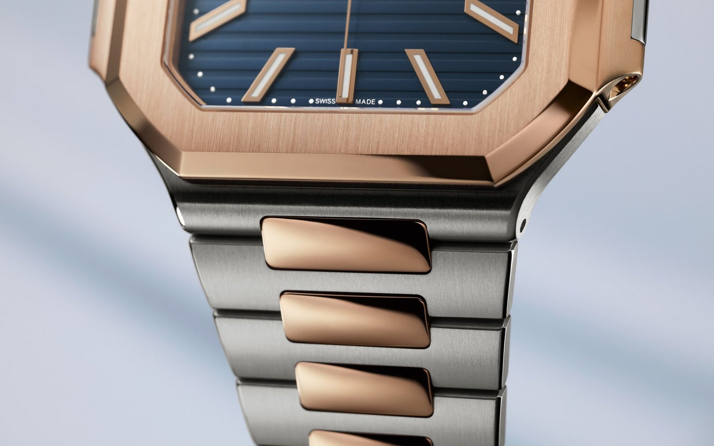 Patek Philippe Blue Dial 45 mm Bracelet Men's Watch (Ref. V2)