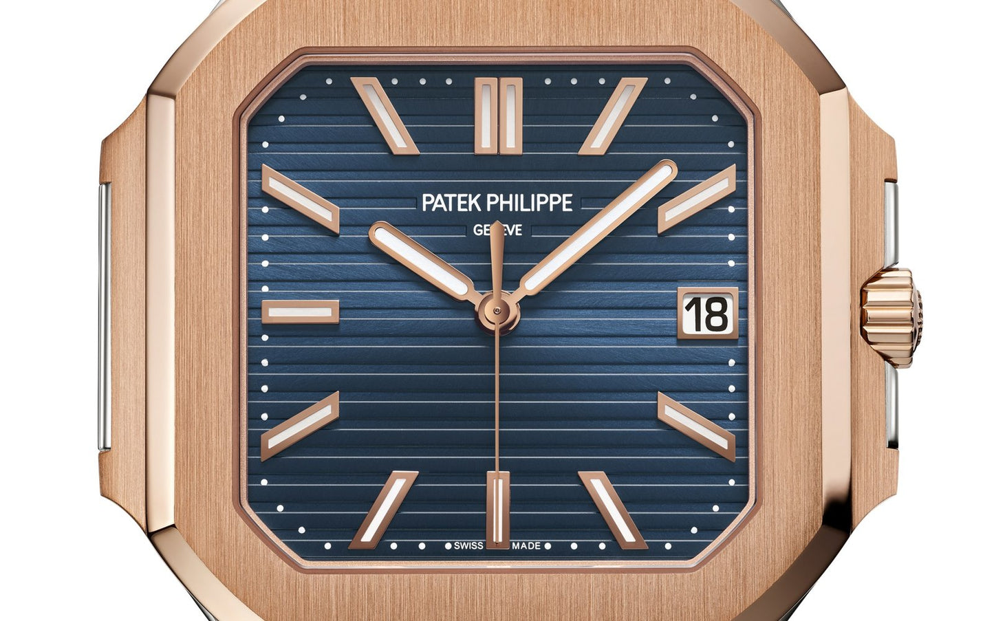 Patek Philippe Blue Dial 45 mm Bracelet Men's Watch (Ref. V2)