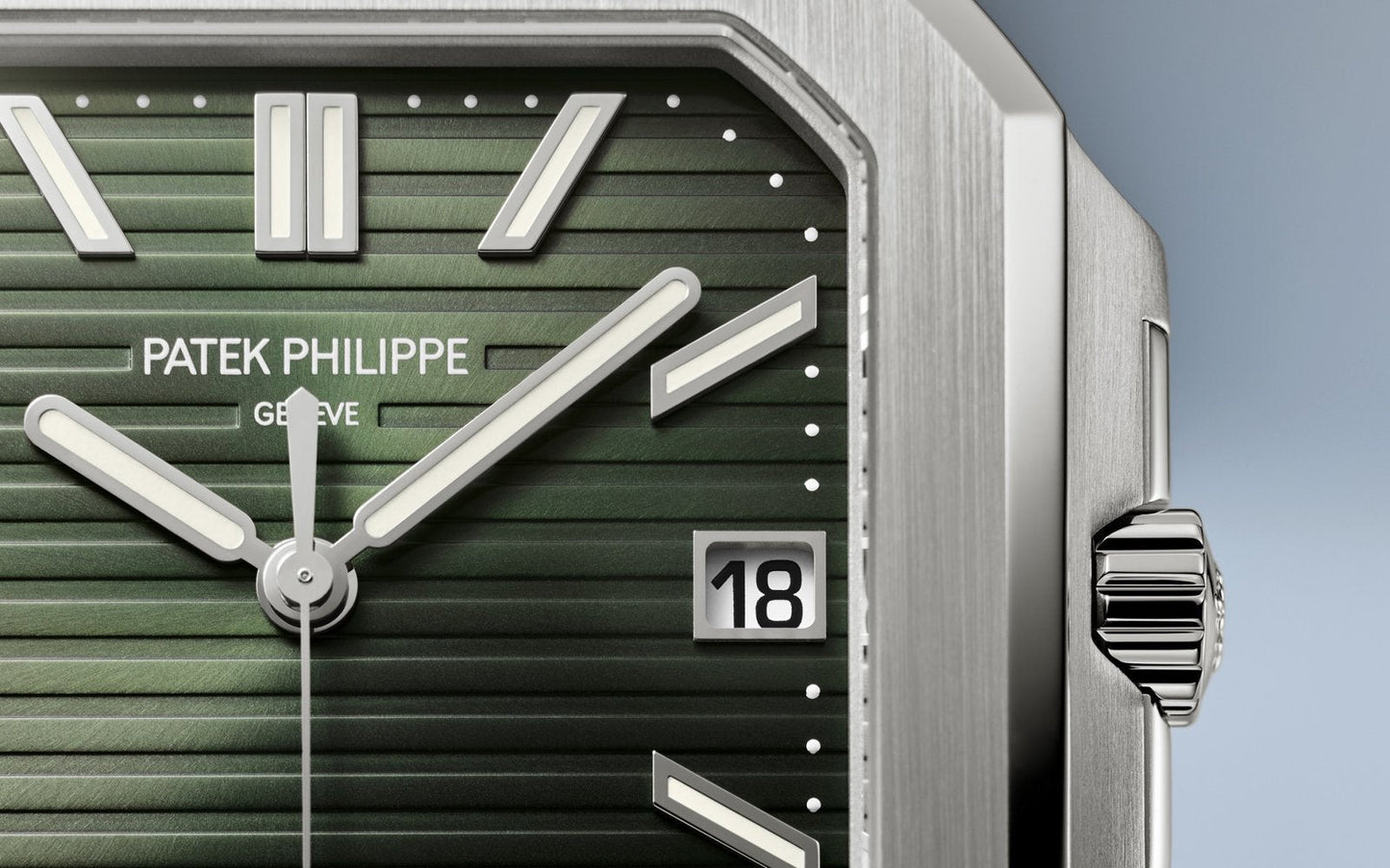 Patek Philippe Green Dial 45 mm Bracelet Men's Watch