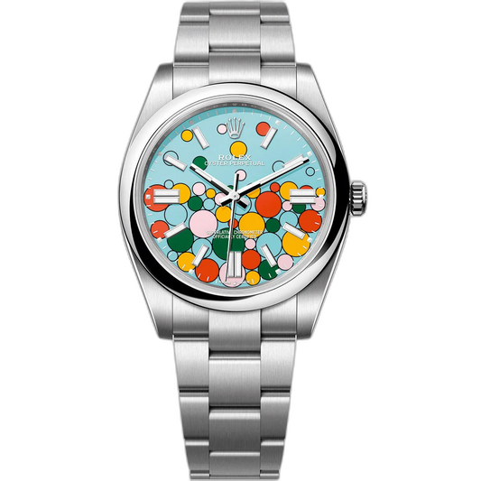 Rolex Perpetual 41 mm Metal Bracelet Men's Watch (Ref. 055)