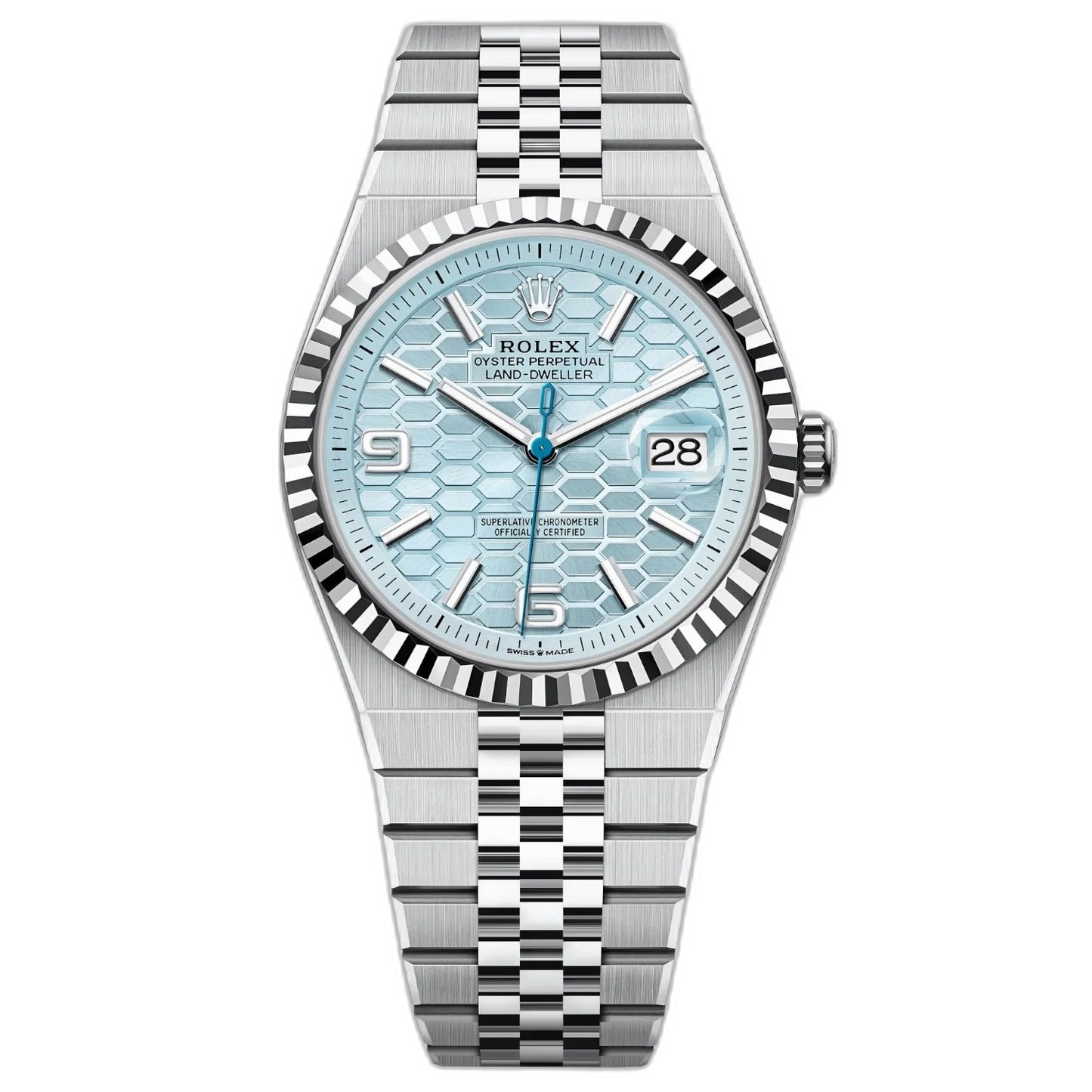 Rolex Land-Dweller 41 mm Metal Bracelet Men's Watch