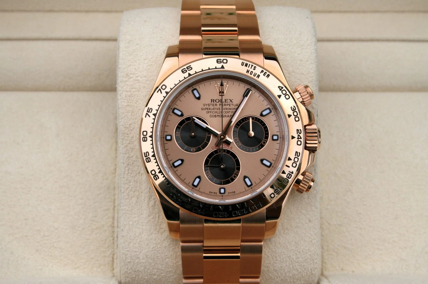 Rolex Daytona 44 mm Metal Bracelet Men's Watch (Ref. 093)