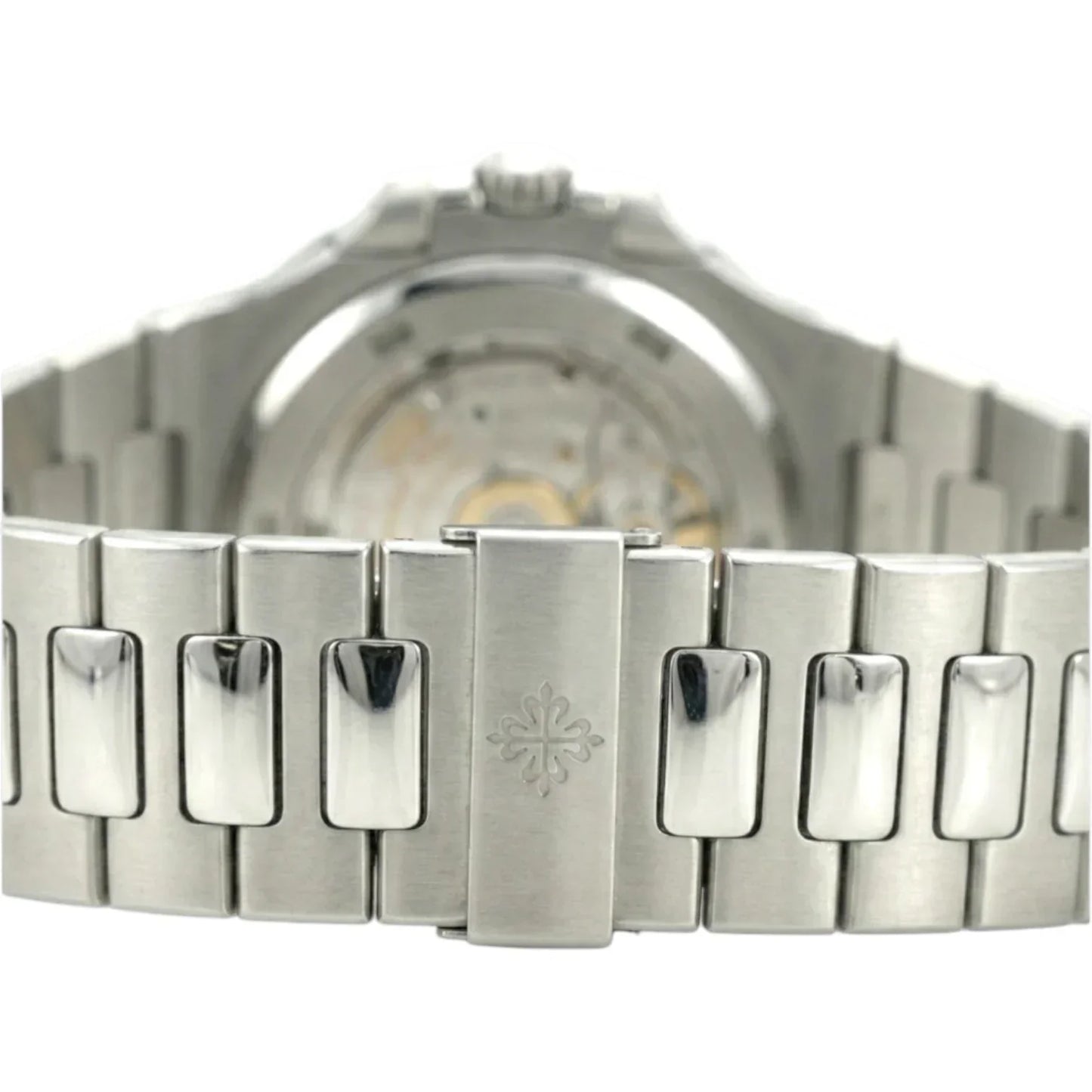 Patek Philippe Nautilus White Dial 41 mm Rubber Strap Men's Watch