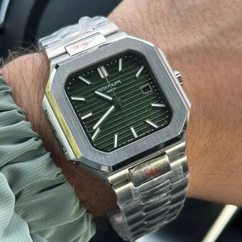 Patek Philippe Green Dial 45 mm Bracelet Men's Watch