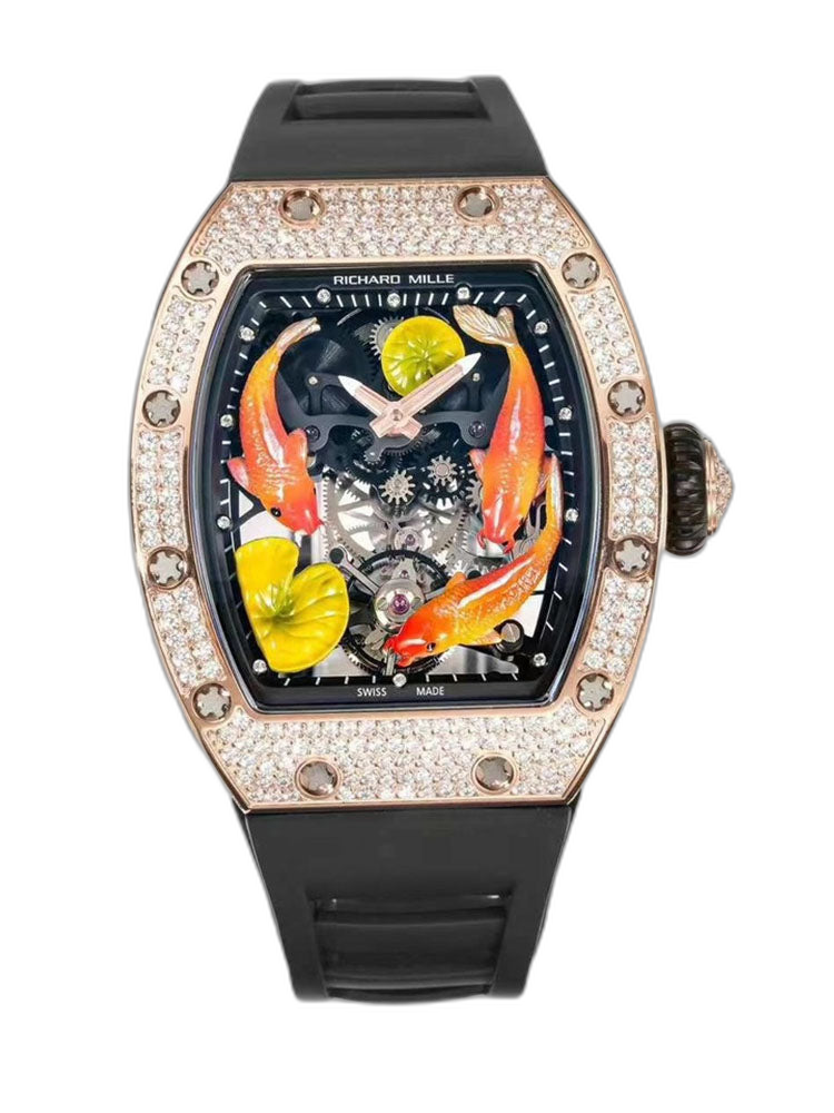 Replica Richard Mille RM S10 Koi Tourbillon Watch - Limited Edition Men’s Fake Tourbillon Timepiece