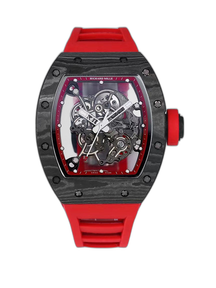 Richard Mille RM 055 NTPT Carbon Replica - Super Clone Swiss Movement Skeleton