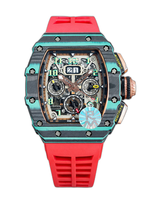Richard Mille RM11-03 Ultimate Edition Super Clone Swiss Automatic Watch Carbon TPT Case Skeleton Dial Replica