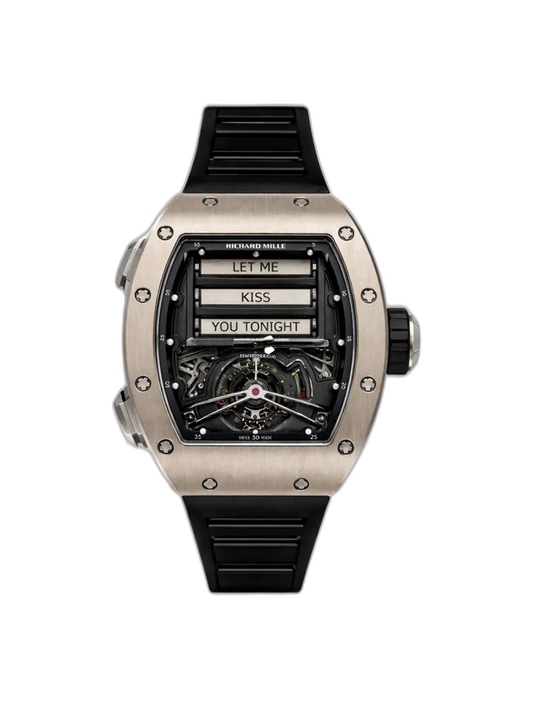 Richard Mille RM 069 Replica Funny Dial Skeleton Tourbillon Black Rubber Strap Luxury Men's Watch
