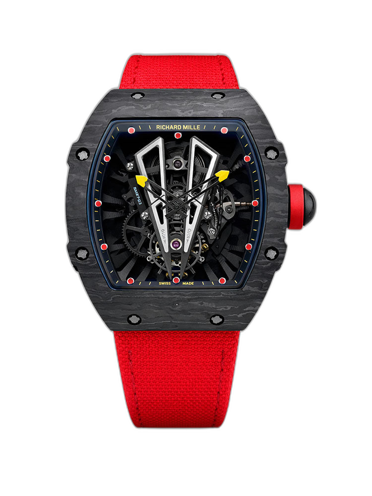 Richard Mille RM 27-03 Rafael Nadal Super Clone Tourbillon Watch – Ultra Light Carbon TPT Red Bull Design