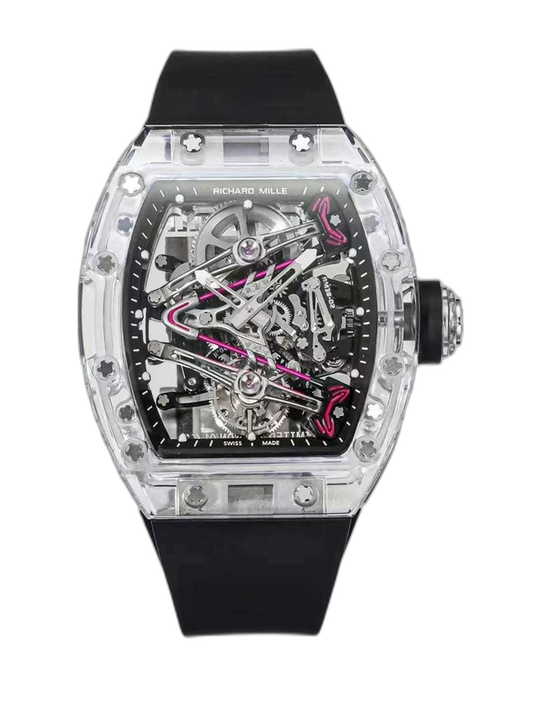 Richard Mille RM 38-02 Tourbillon Replica Watch – Transparent Crystal Case