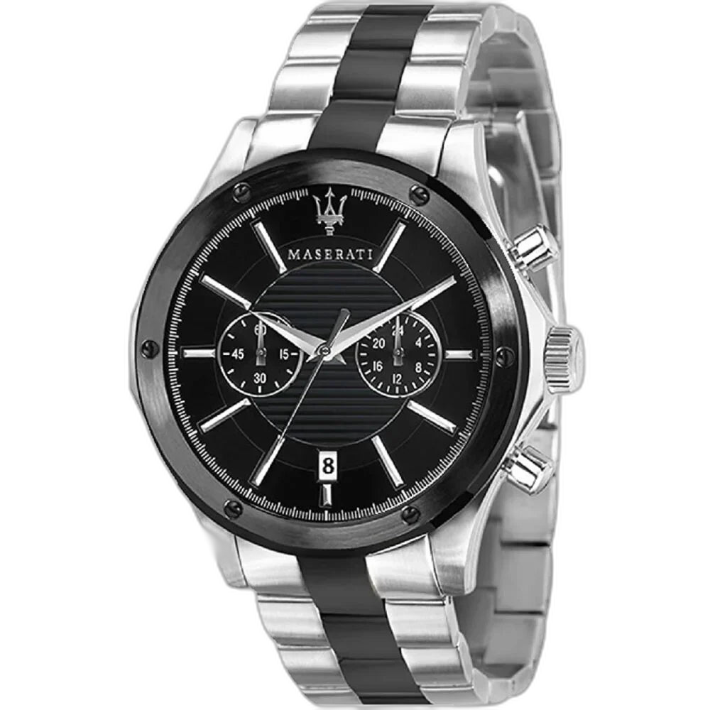 Maserati Black Dial 44 mm Metal Bracelet Men's Watch R8873627003