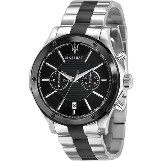 Maserati Black Dial 44 mm Metal Bracelet Men's Watch R8873627003