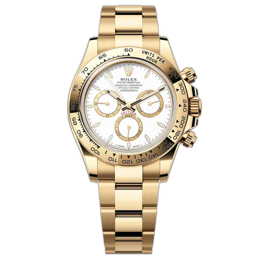 Rolex Daytona White Dial 43 mm Metal Bracelet Men's Watch