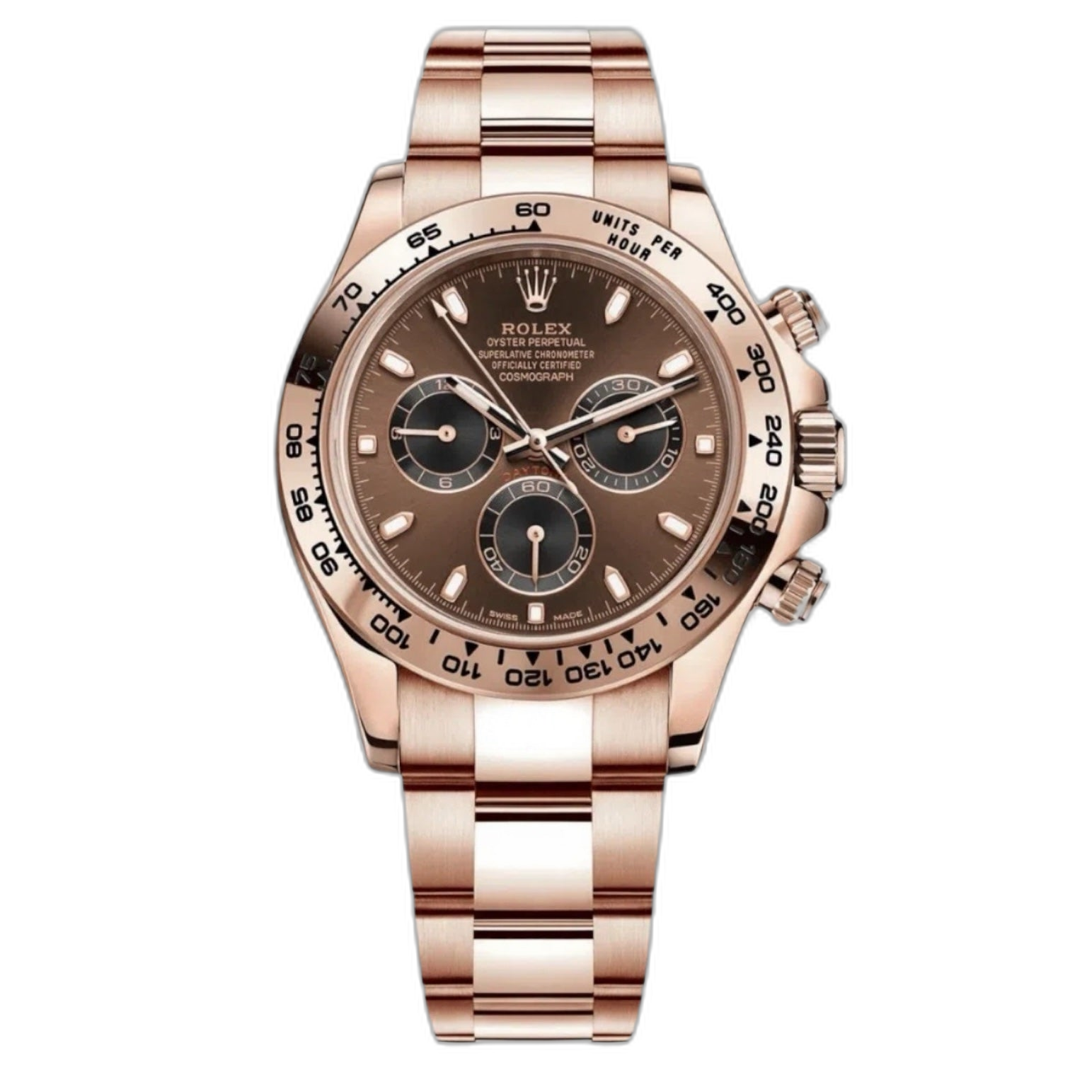 Rolex Daytona 44 mm Metal Bracelet Men's Watch (Ref. 096)