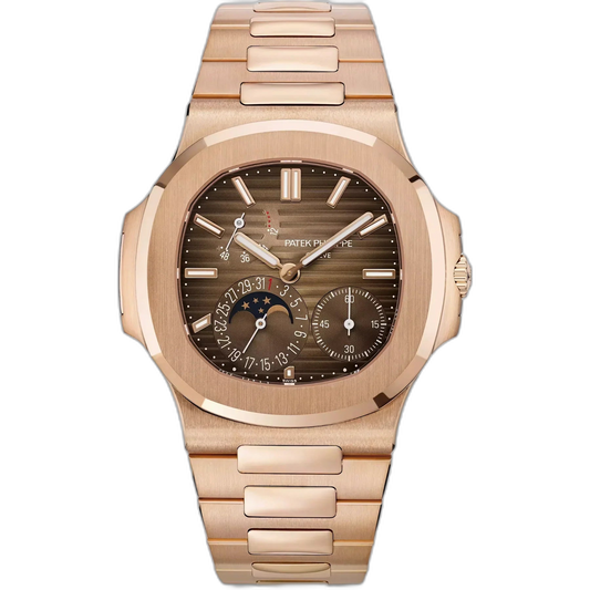 Patek Philippe Nautilus Brown Dial 41 mm Metal Bracelet Men's Watch