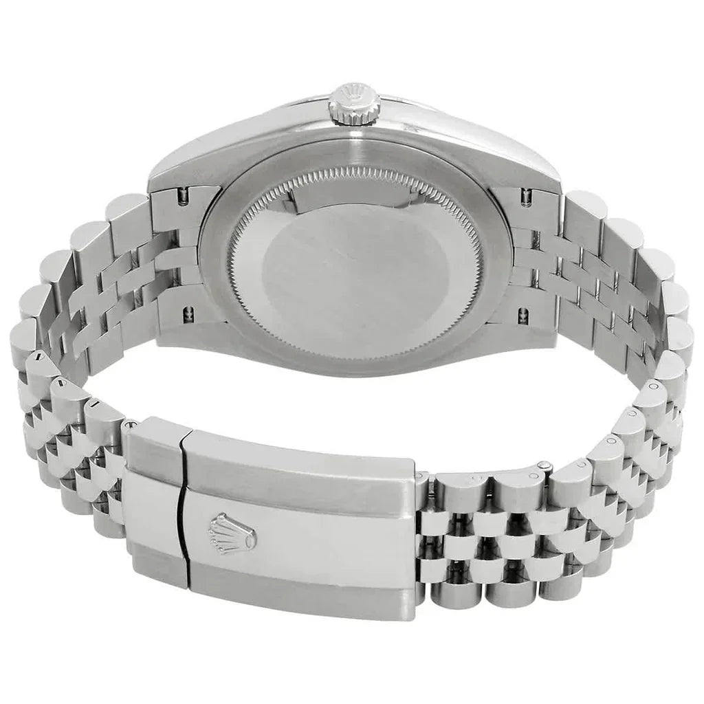 Rolex Datejust Green Dial 41 mm Metal Bracelet Men's Watch