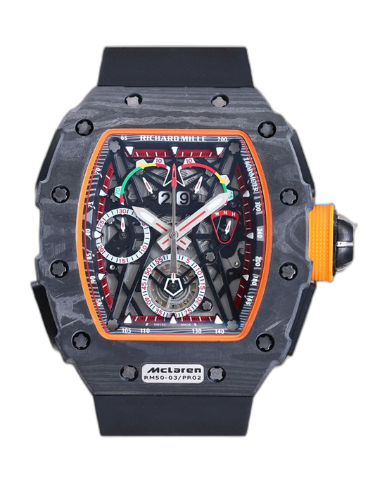 Super Clone Richard Mille RM50-03 McLaren F1 Tourbillon Men's Watch Replica