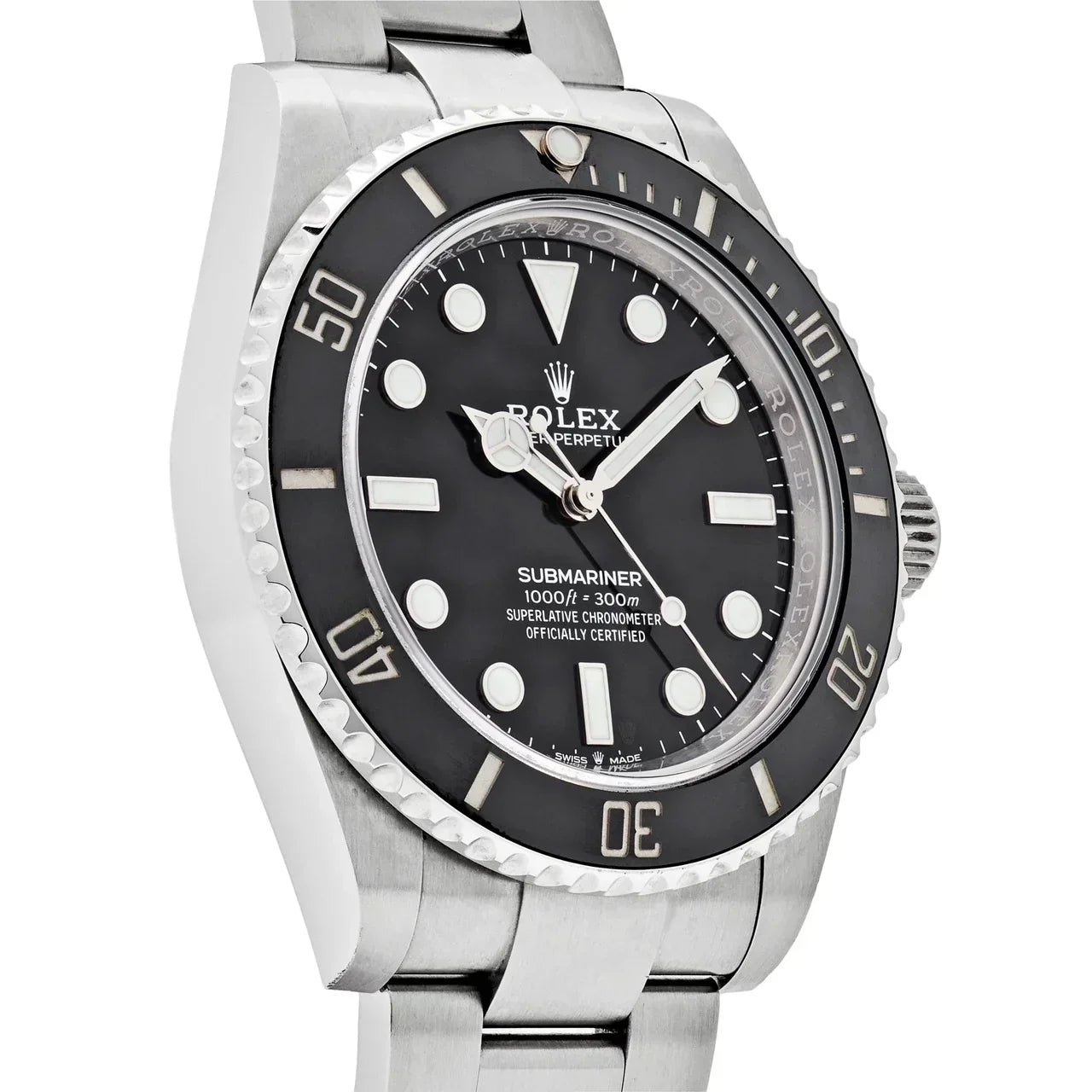 Rolex Submariner Black Dial 41 mm Metal Bracelet Watch