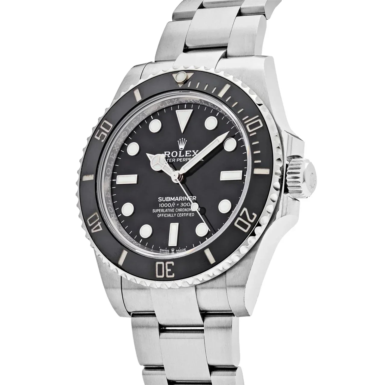 Rolex Submariner Black Dial 41 mm Metal Bracelet Watch