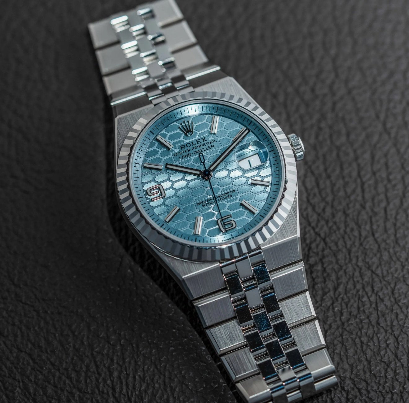 Rolex Land-Dweller 41 mm Metal Bracelet Men's Watch
