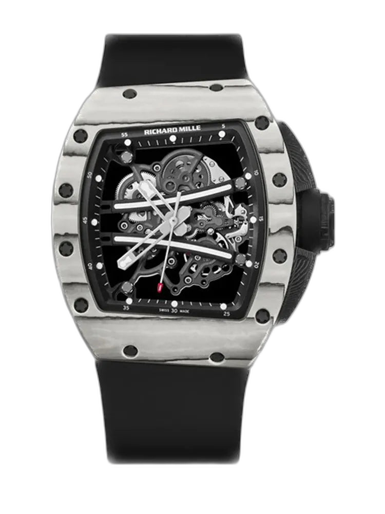 UMI RM 61-01 Yohan Blake Skeleton Dial White Forged Carbon Sports Replica Watch