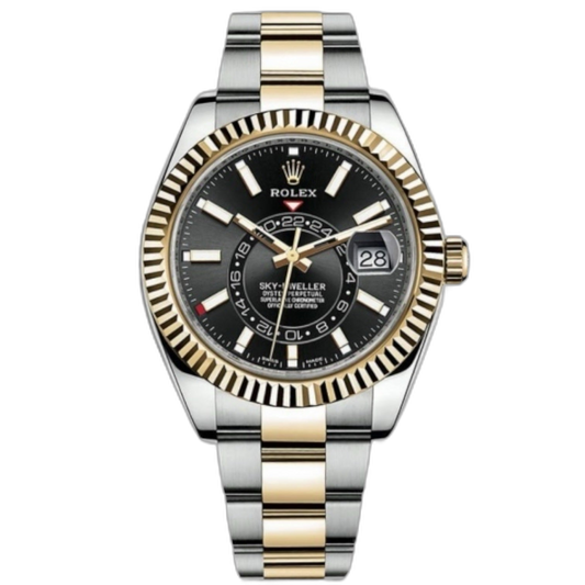 Rolex Sky-Dweller White Dial 43 mm Metal Bracelet Men's Watch (Ref. 026)