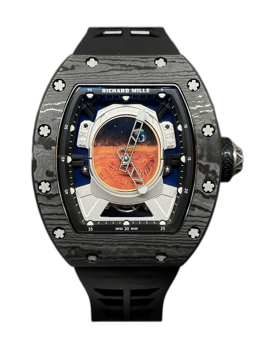 Replica Richard Mille RM 52-05 Tourbillon Pharrell Williams Men's Watch – Carbon Case