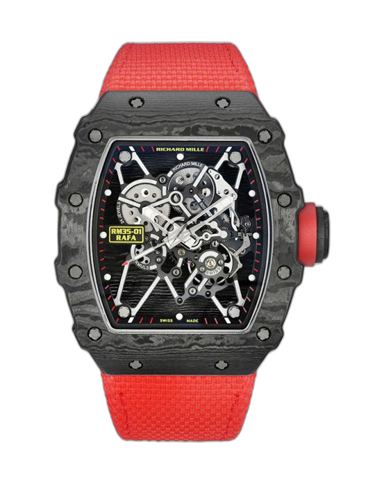 Richard Mille RM 35-01 Rafael Nadal Super Clone NTPT Carbon Skeleton Dial 42mm AAA Replica