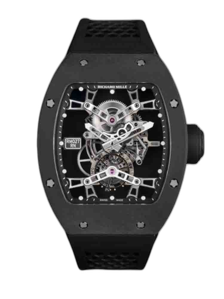 AAAAA Replica Richard Mille RM 027 Watch with Swiss Movement 43mm Titanium Case