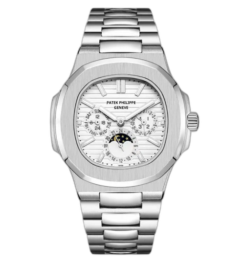 Patek Philippe Nautilus White Dial 41 mm Bracelet Men's Watch (Ref. V1)
