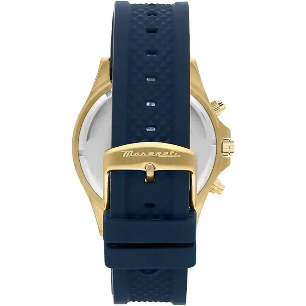 Maserati Blue Dial 44 mm Silicone Strap Men's Watch R8871640004