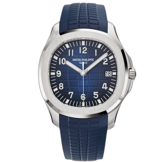 Patek Philippe Aquanaut Blue Dial 41 mm Rubber Strap Men's Watch
