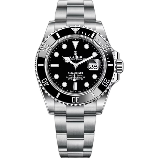 Rolex Submariner Black Dial 41 mm Metal Bracelet Watch