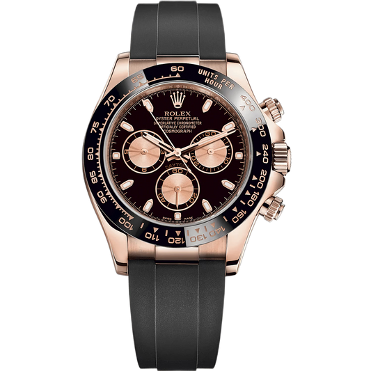 Rolex Daytona Rubber Black Dial 42 mm Men's Watch